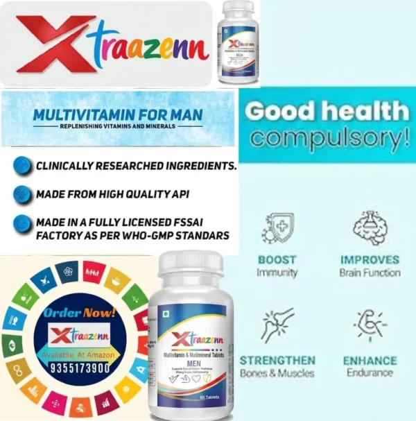 Xtraazenn Men Multivitamin Tablets - Image 3