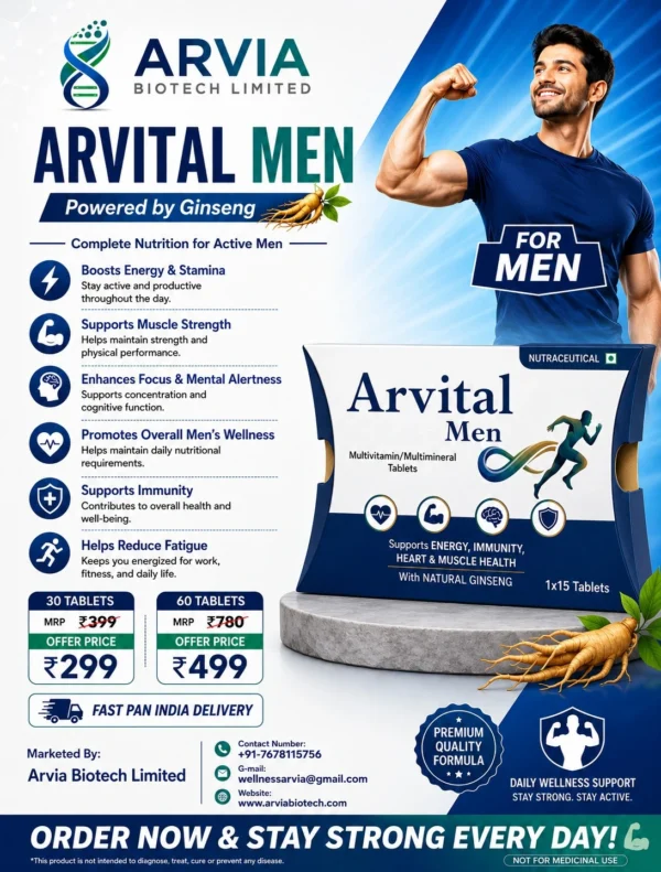 Arvital Men Multivitamin Tablets - Image 3