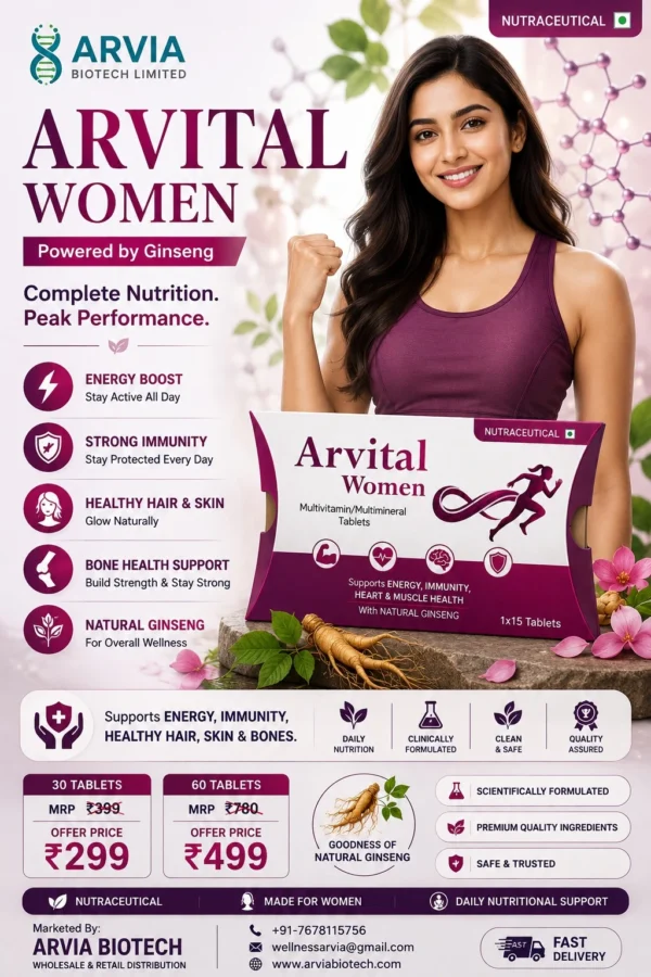Arvital Women Multivitamin Tablets - Image 6