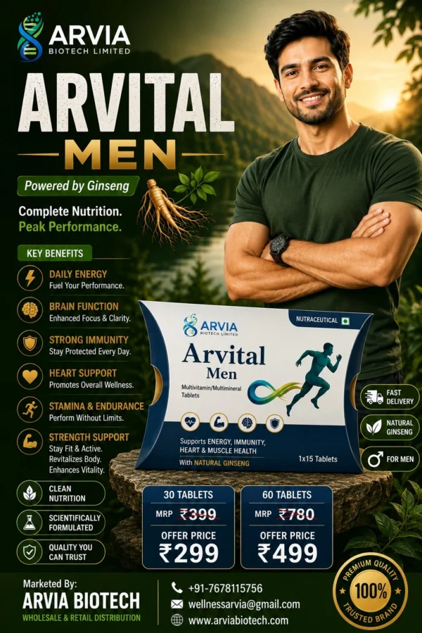 Arvital Men Multivitamin Tablets - Image 5