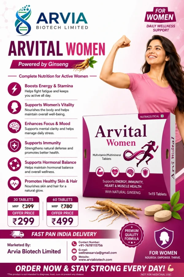 Arvital Women Multivitamin Tablets - Image 7